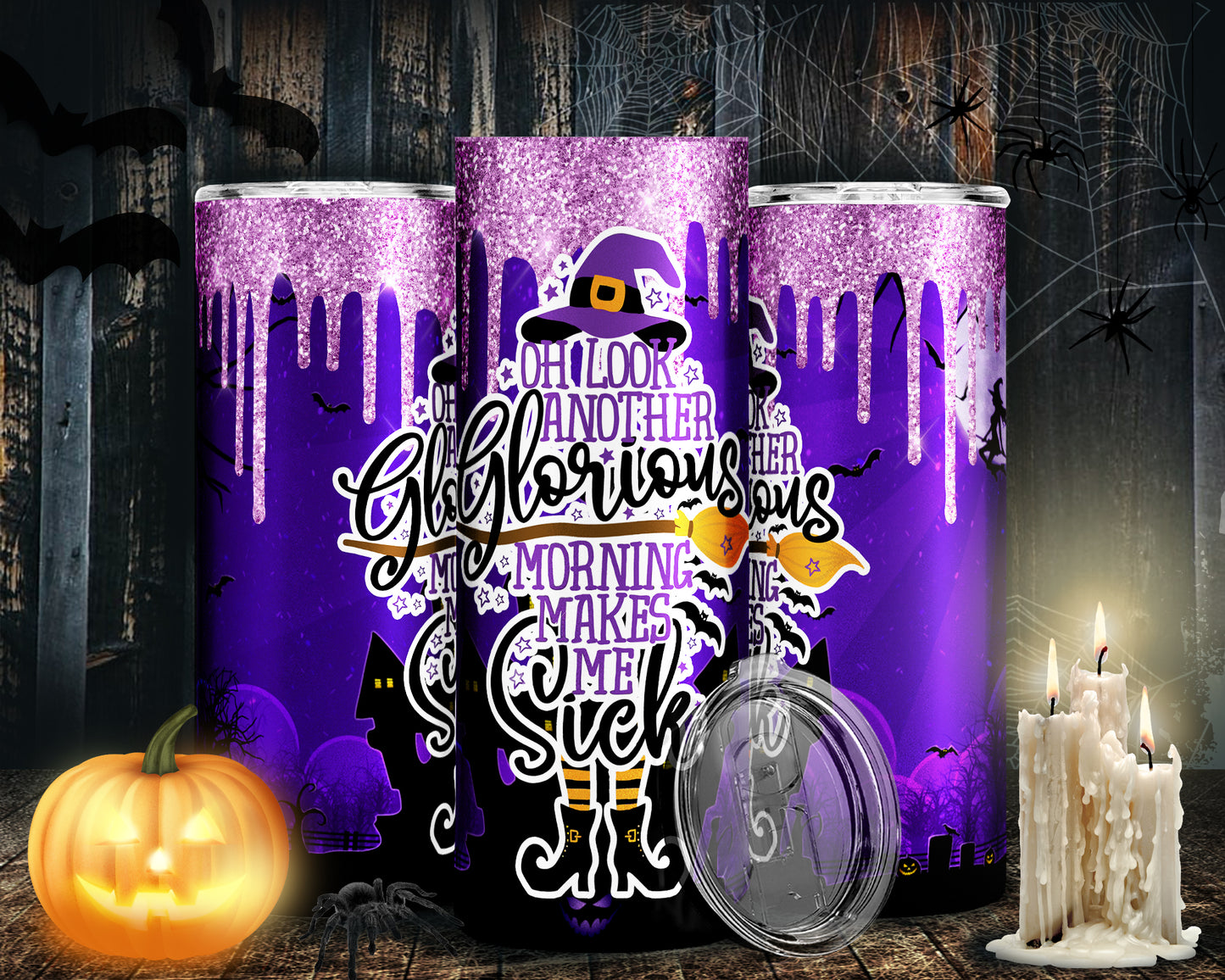 30 Horror Halloween Sublimation 20oz Images Bundle