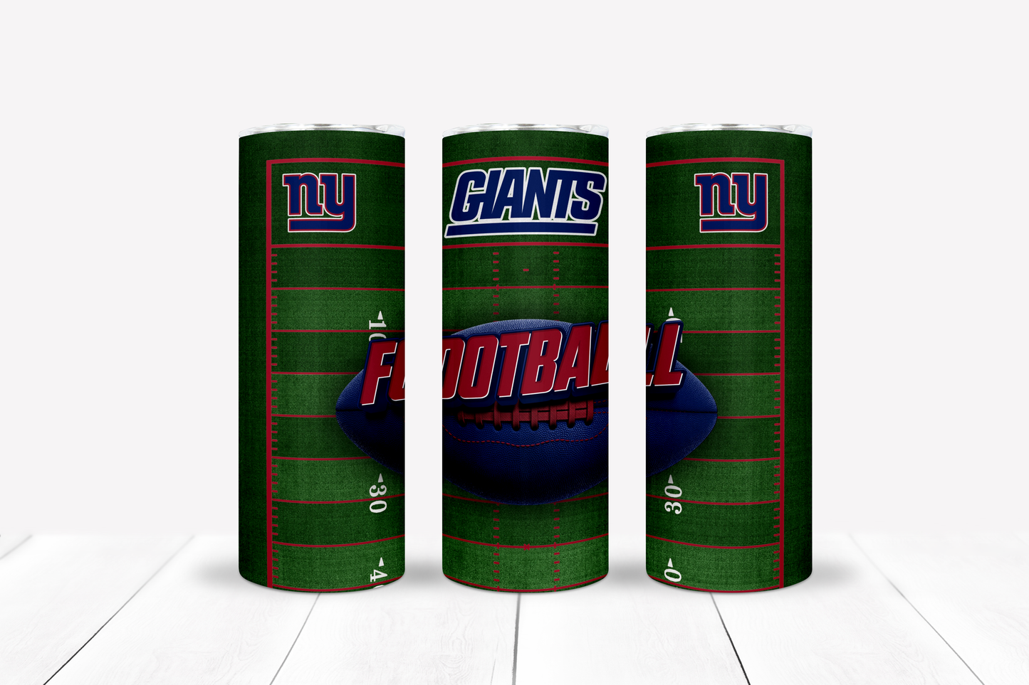 Football 20oz Sublimation Tumbler Image