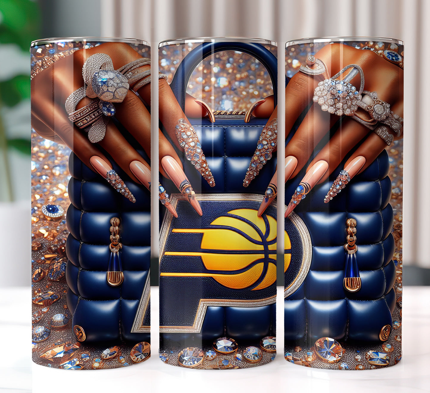 Basketball Bag 20oz Sublimation Tumbler Image