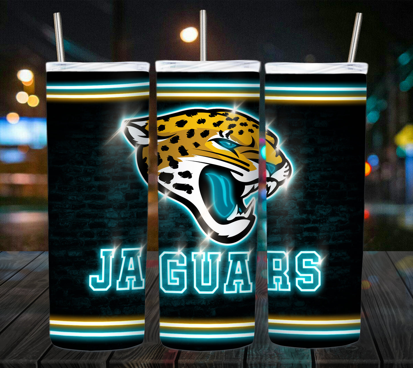 Football 20oz Sublimation Tumbler Image