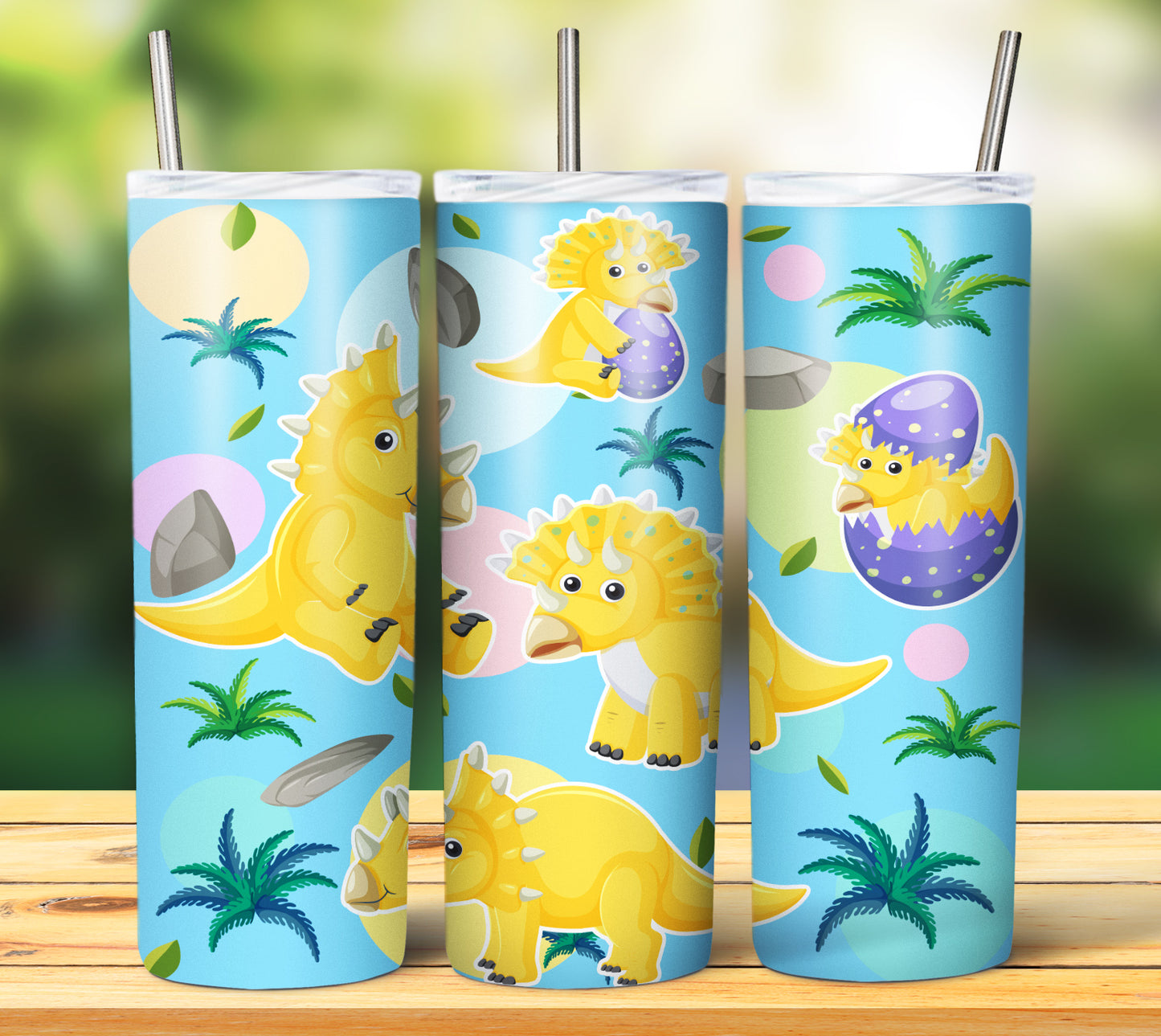 20 Dino Sublimation Tumbler Images Bundle 20 oz & Kid