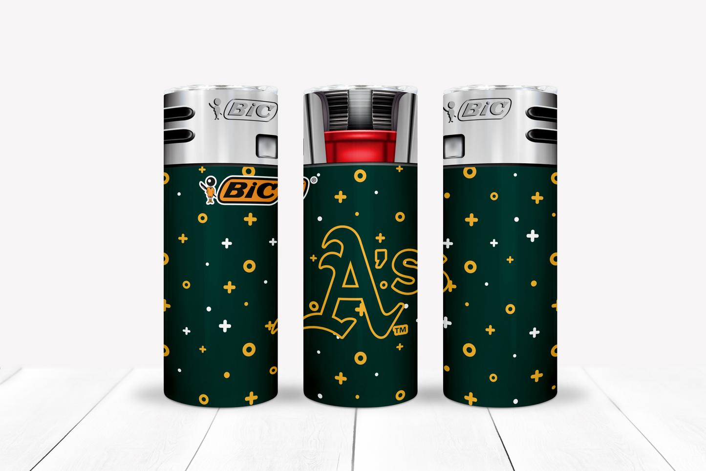 Baseball Lighter 20oz Sublimation Tumbler Image