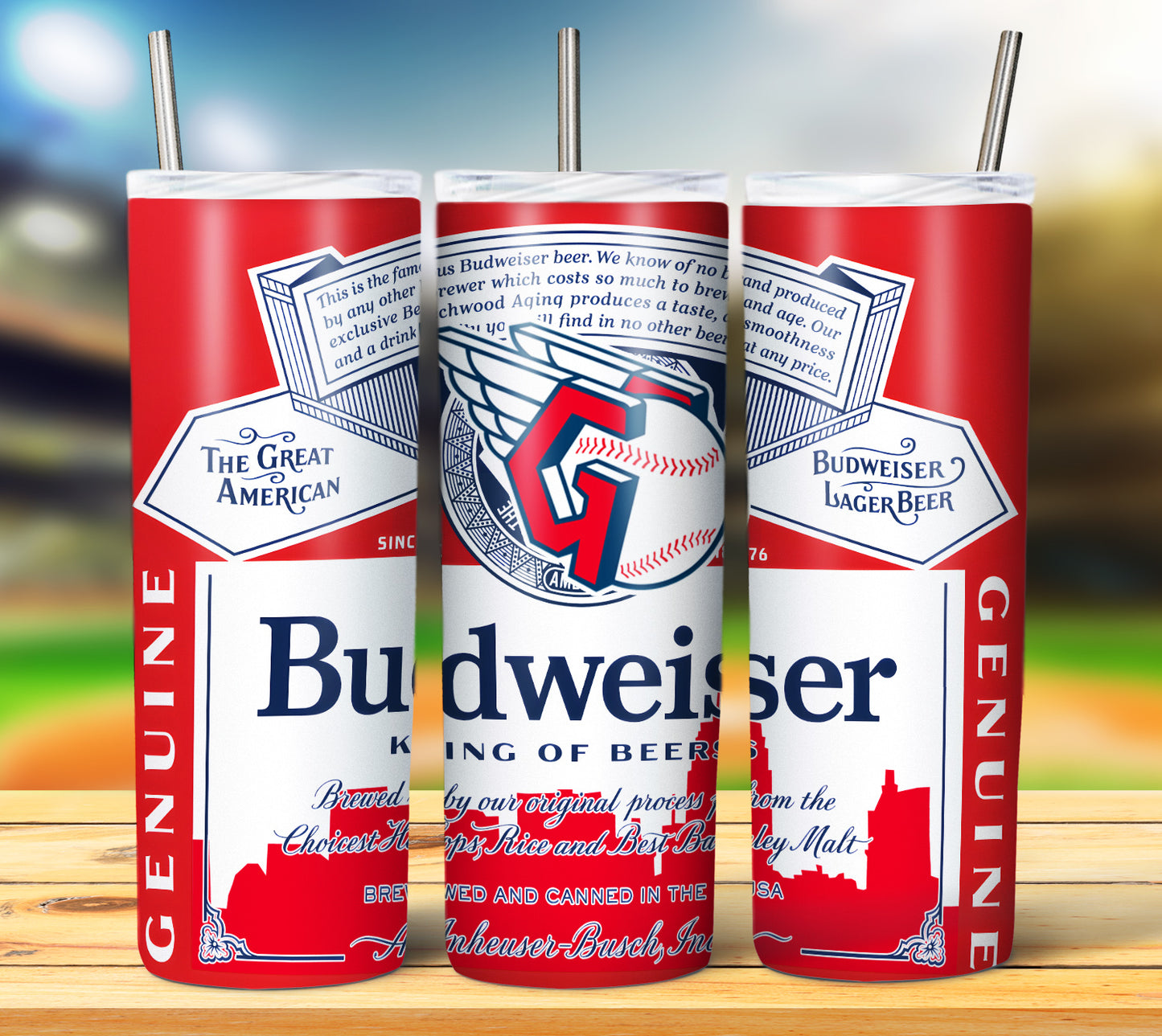 Baseball 20oz Sublimation Tumbler Image