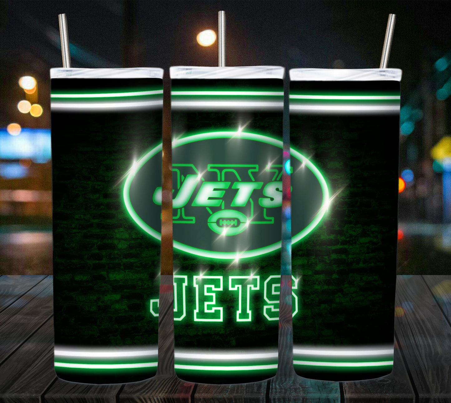 Football 20oz Sublimation Tumbler Image