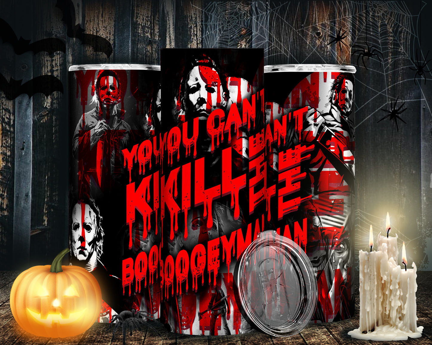 30 Horror Halloween Sublimation 20oz Images Bundle