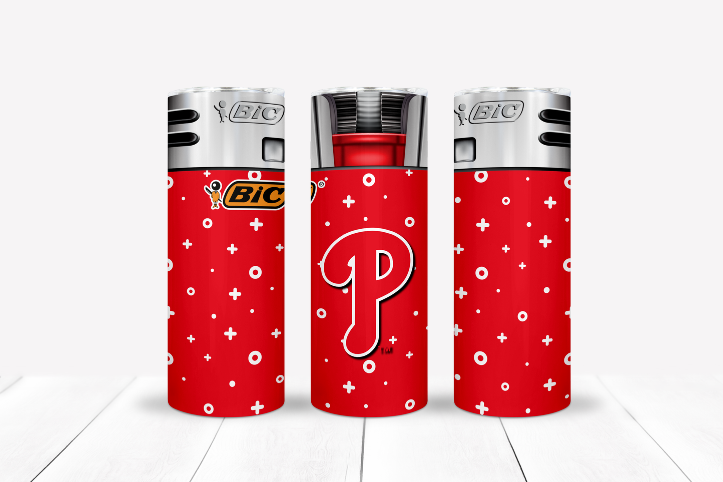 Baseball Lighter 20oz Sublimation Tumbler Image