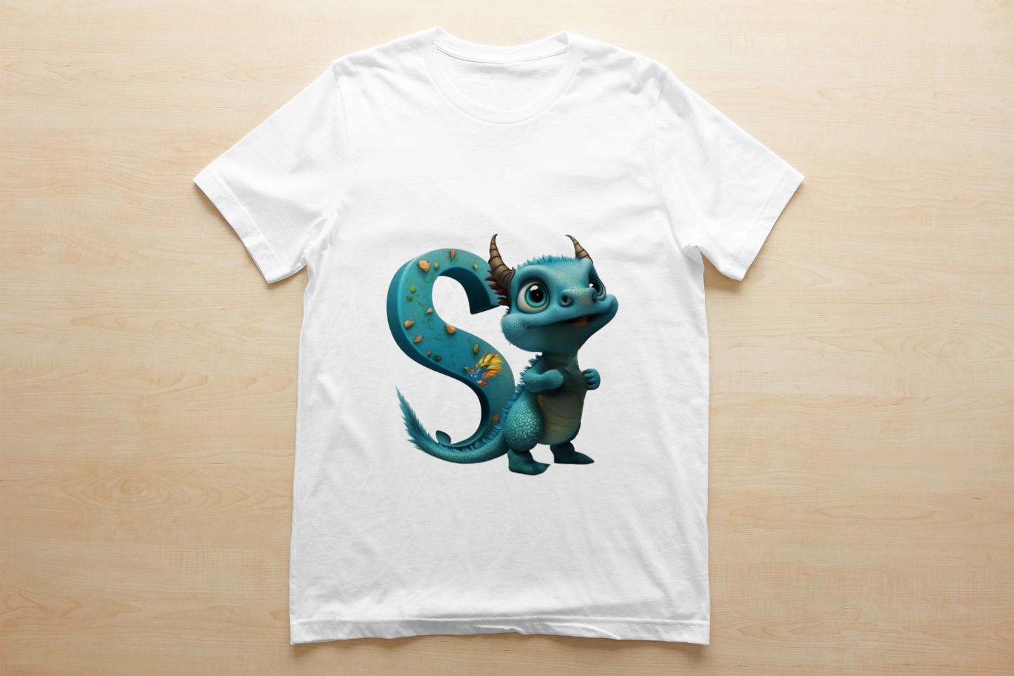 Kids ABC Dragon Images Sublimation/DTF T-Shirt Bundle