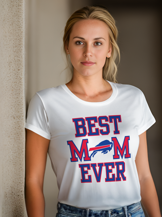 Mom Football Sublimation/DTF T-Shirt Images