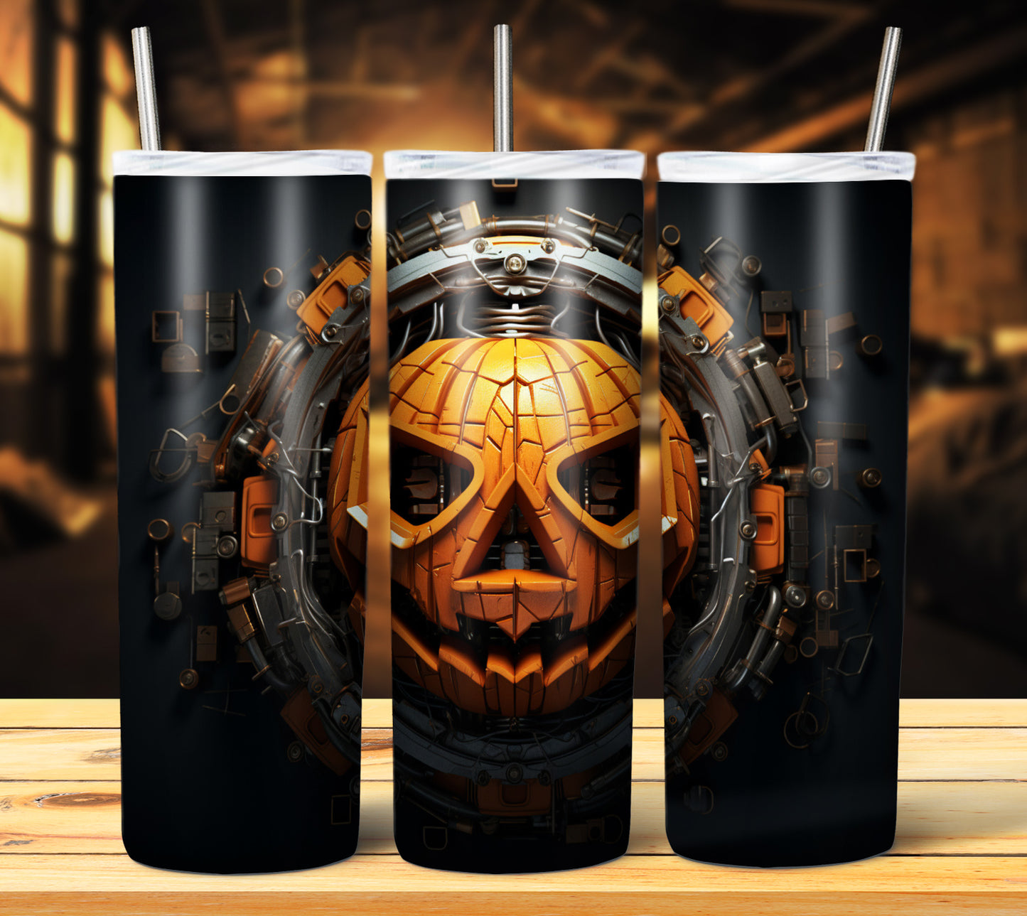 40 SteamPunk Halloween Sublimation 20oz Images Bundle