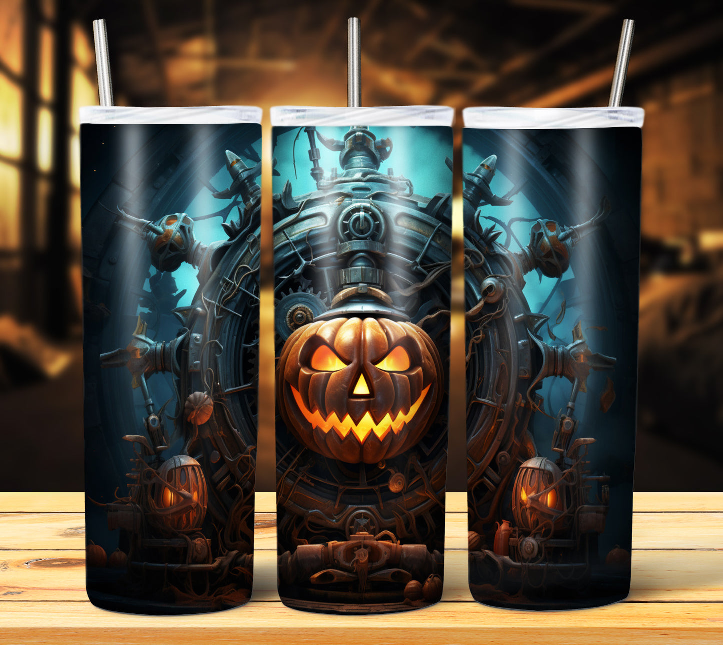 40 SteamPunk Halloween Sublimation 20oz Images Bundle