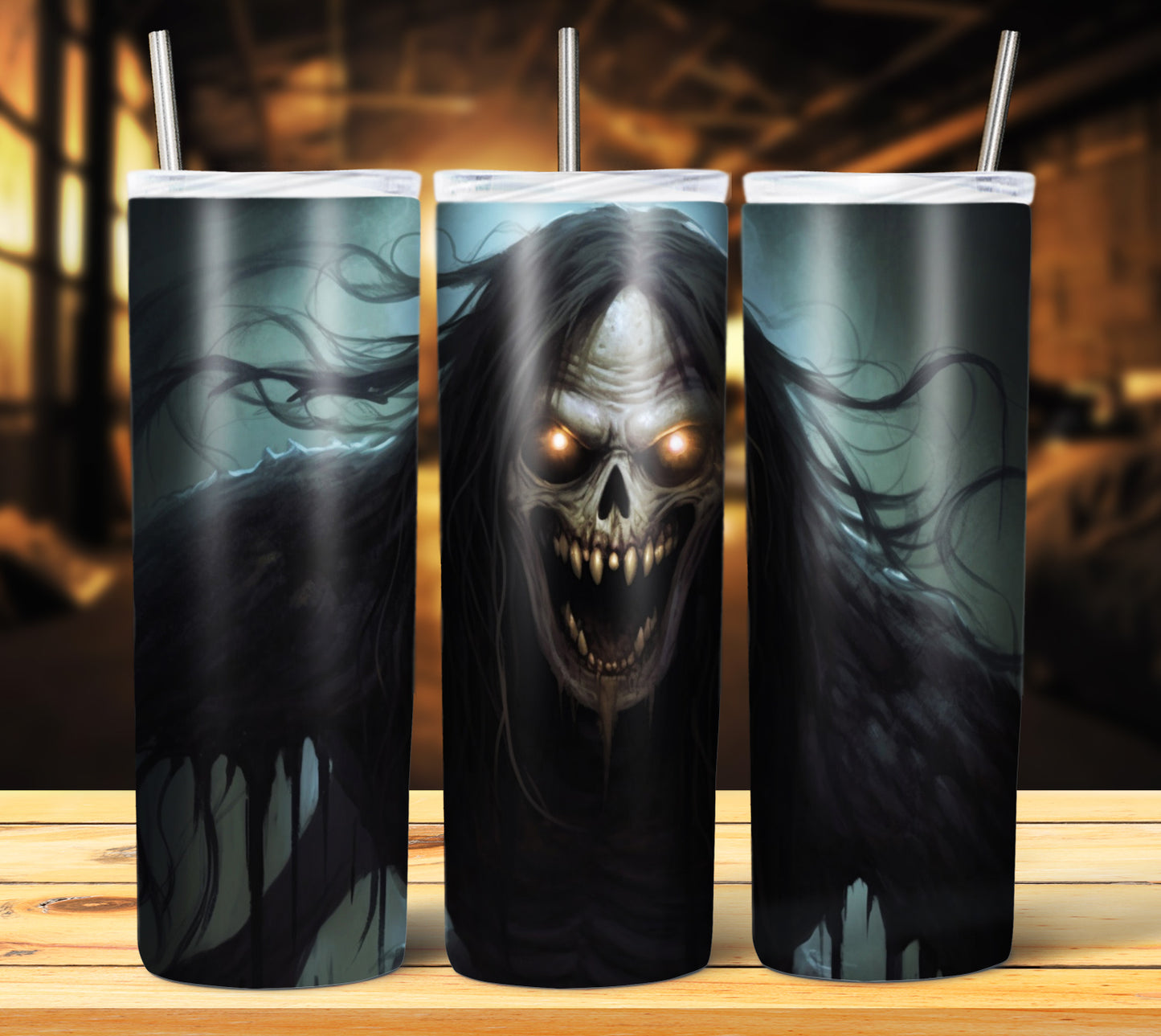 25 Creepy Halloween Sublimation 20oz Images Bundle