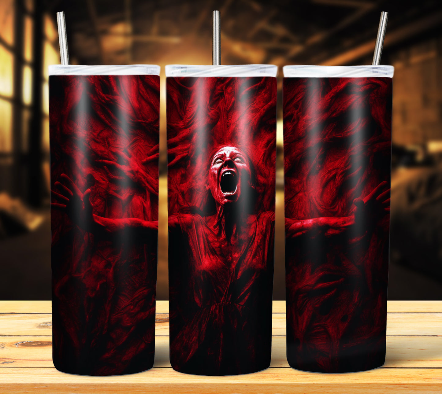 25 Creepy Halloween Sublimation 20oz Images Bundle