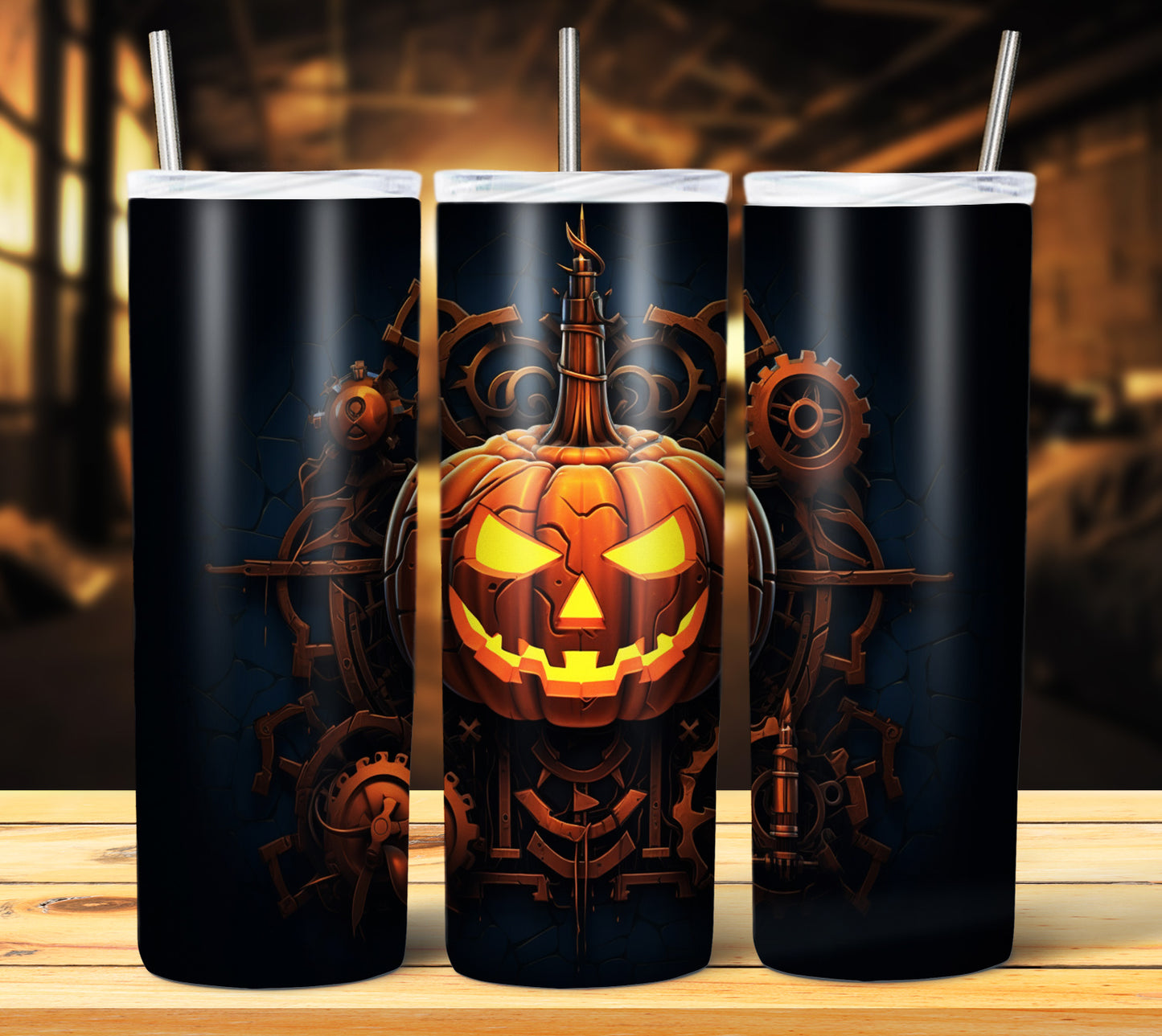 40 SteamPunk Halloween Sublimation 20oz Images Bundle