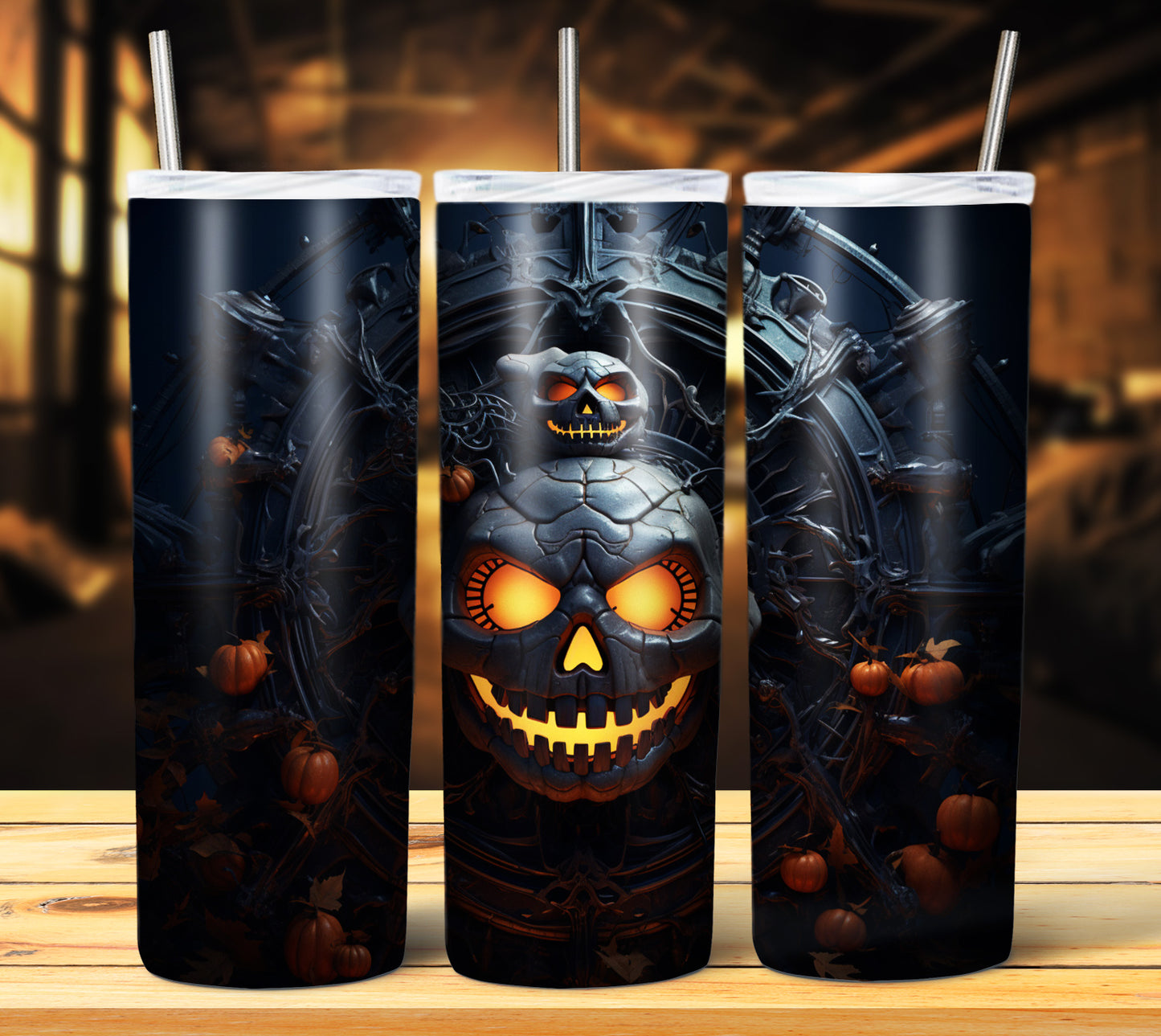 40 SteamPunk Halloween Sublimation 20oz Images Bundle