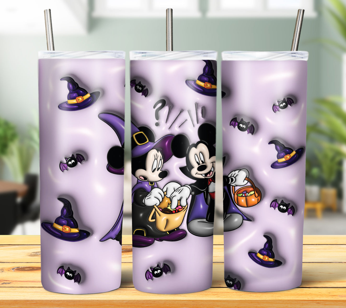 20+ 3D Inflate Halloween Sublimation 20oz Images Bundle