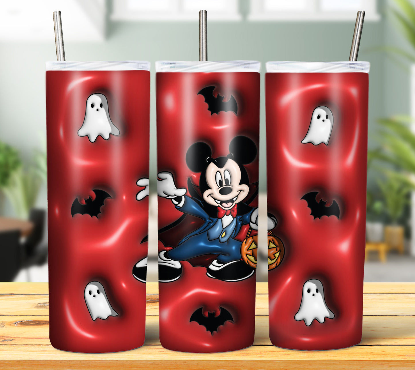 20+ 3D Inflate Halloween Sublimation 20oz Images Bundle