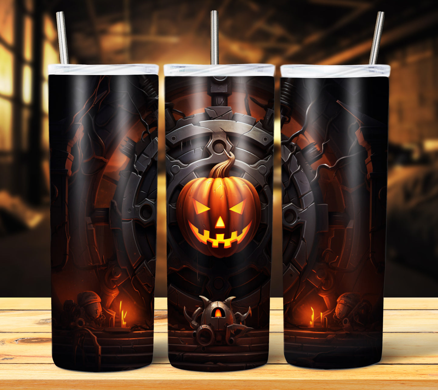 40 SteamPunk Halloween Sublimation 20oz Images Bundle