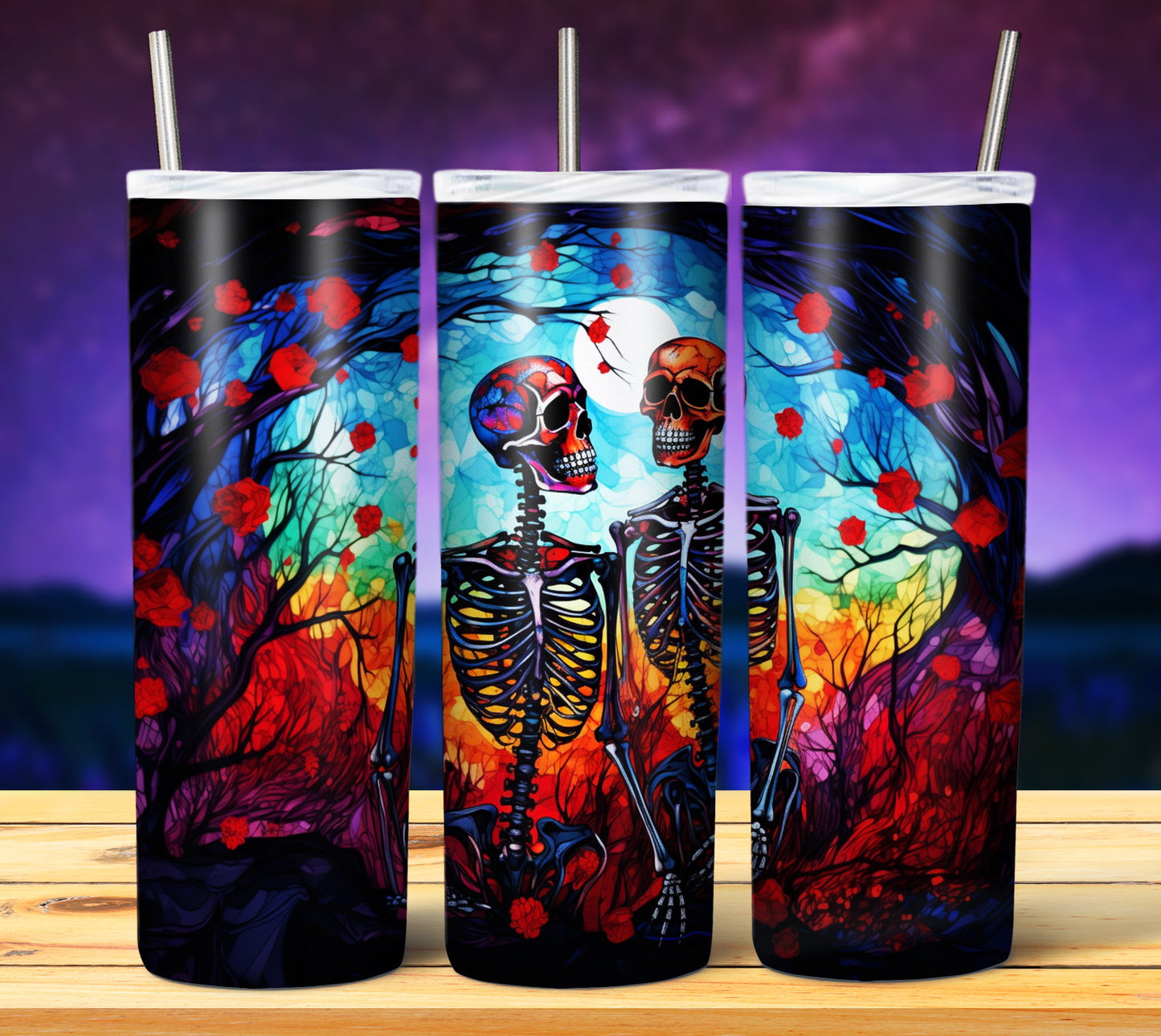 50 Watercolor Halloween Sublimation 20oz Images Bundle