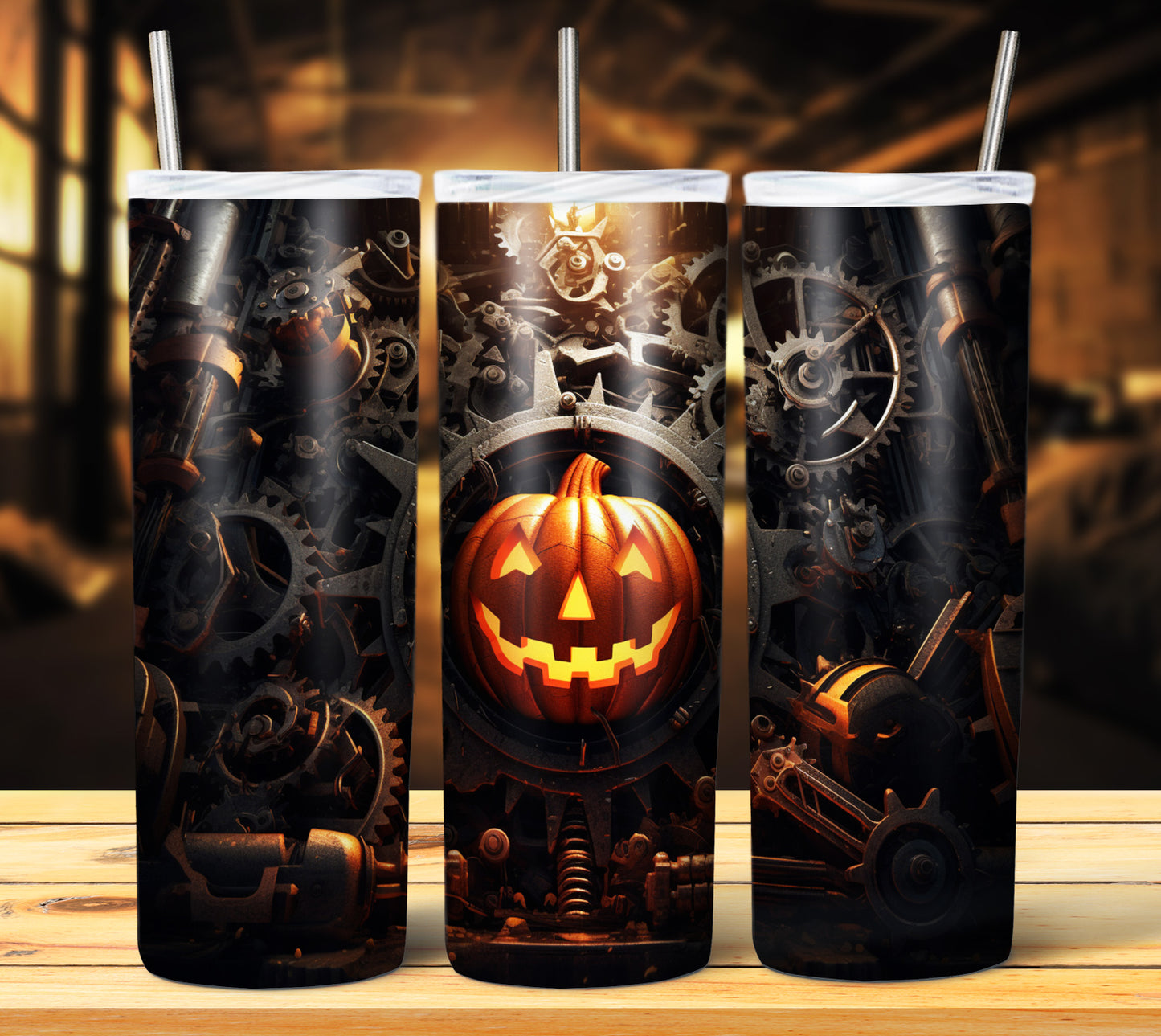 40 SteamPunk Halloween Sublimation 20oz Images Bundle