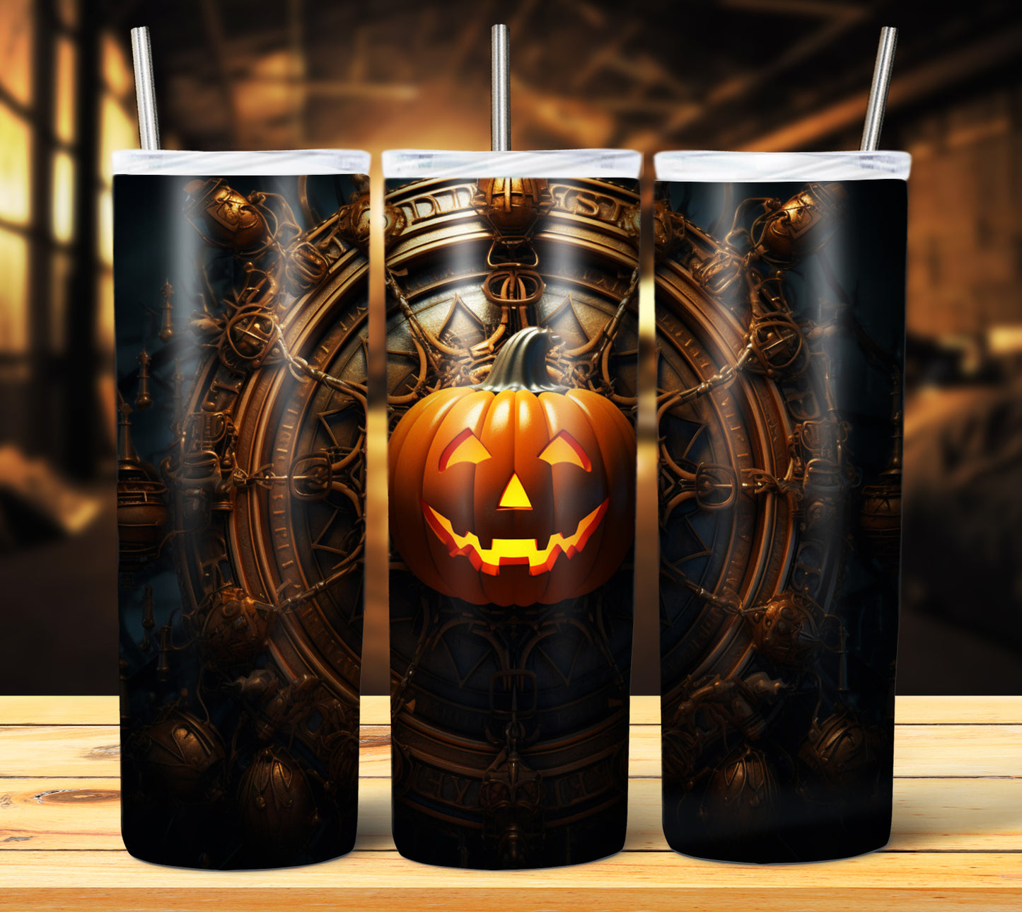 40 SteamPunk Halloween Sublimation 20oz Images Bundle