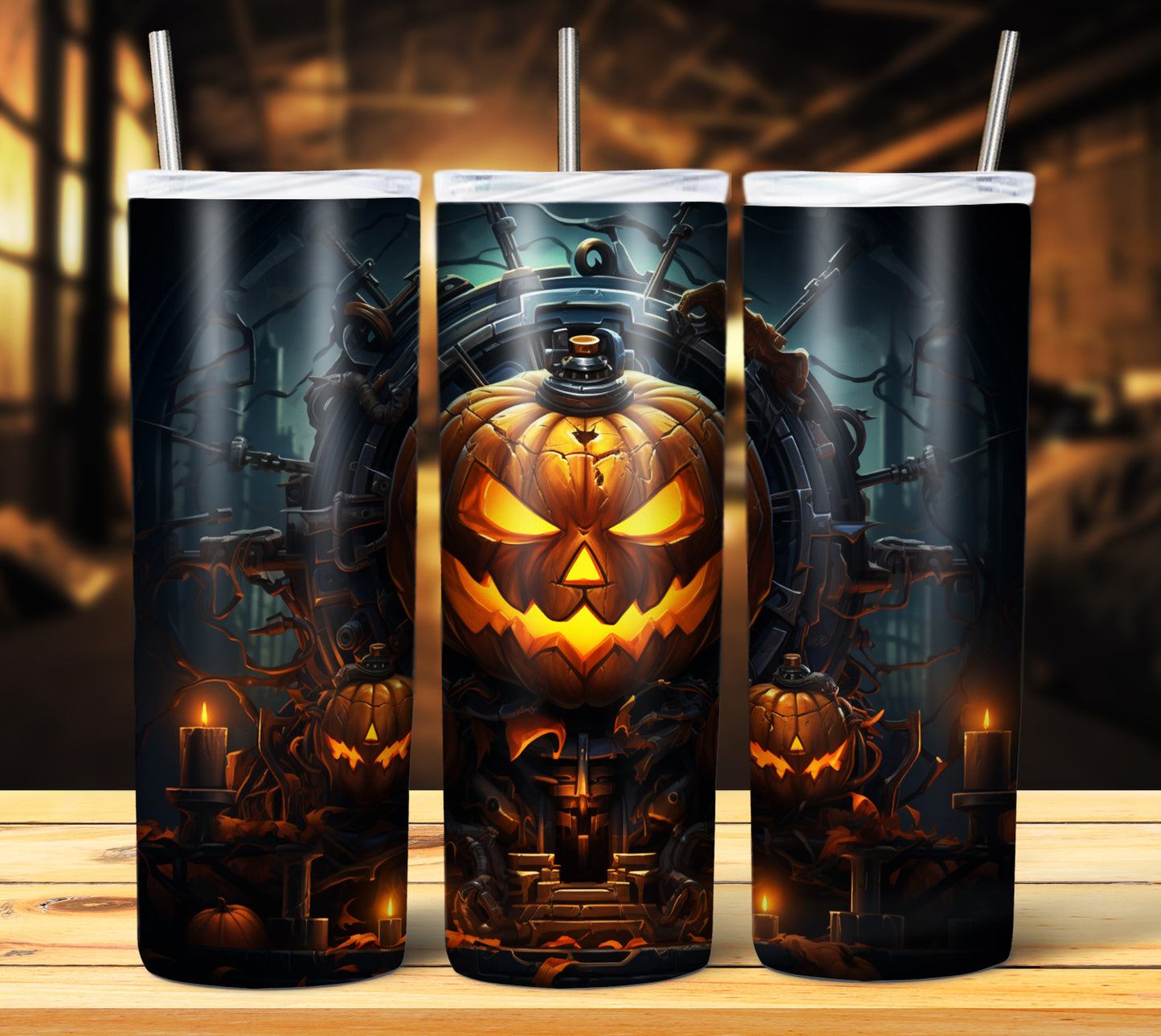 40 SteamPunk Halloween Sublimation 20oz Images Bundle