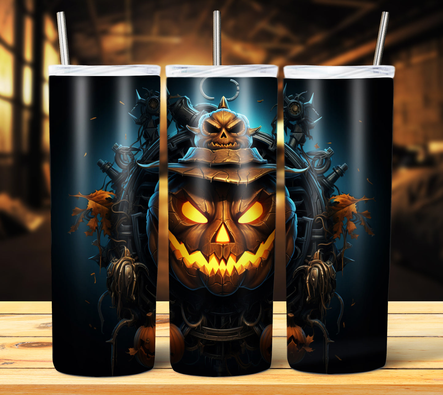 40 SteamPunk Halloween Sublimation 20oz Images Bundle