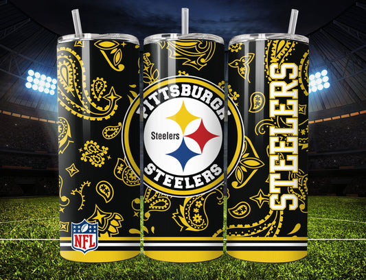 Football 20oz Sublimation Tumbler Image