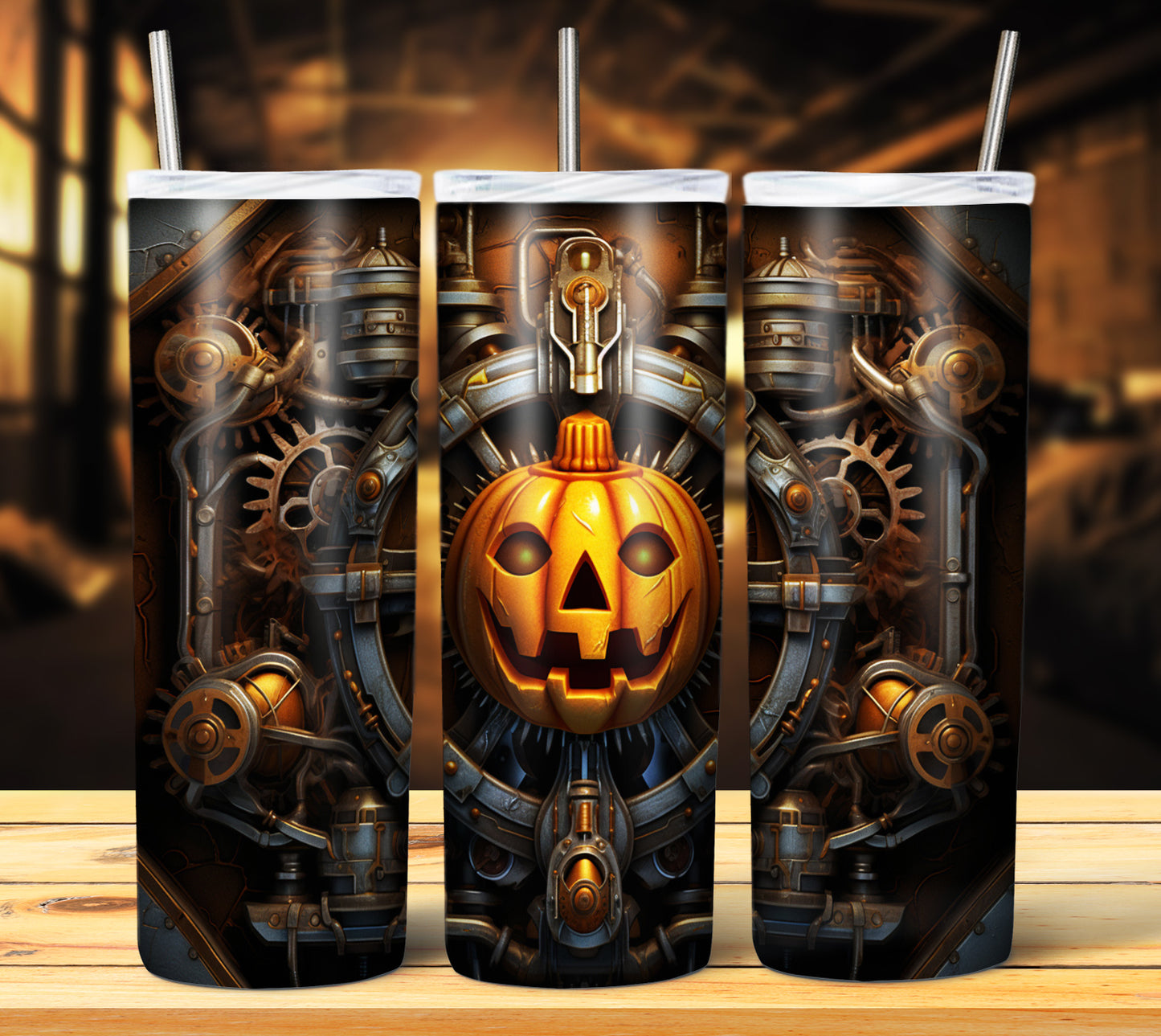 40 SteamPunk Halloween Sublimation 20oz Images Bundle