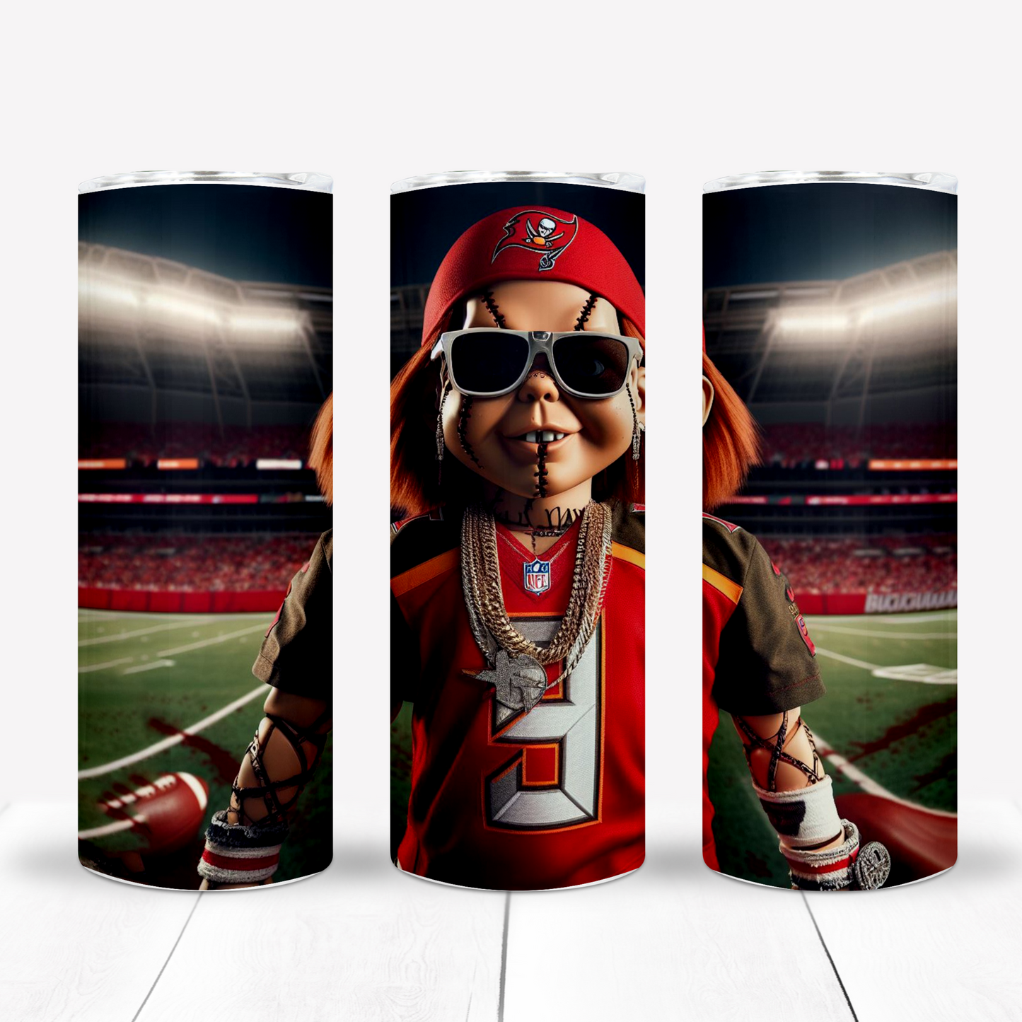 Chucky Football Sublimation/DTF T-Shirt Images Bundle