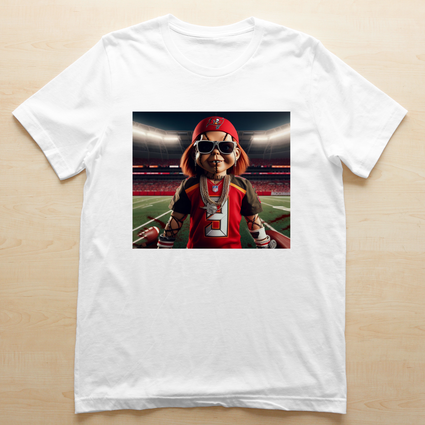 Chucky Football Sublimation/DTF T-Shirt Images Bundle