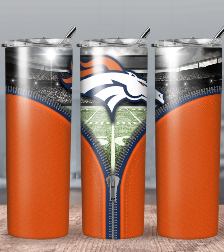 Football 20oz Sublimation Tumbler Image