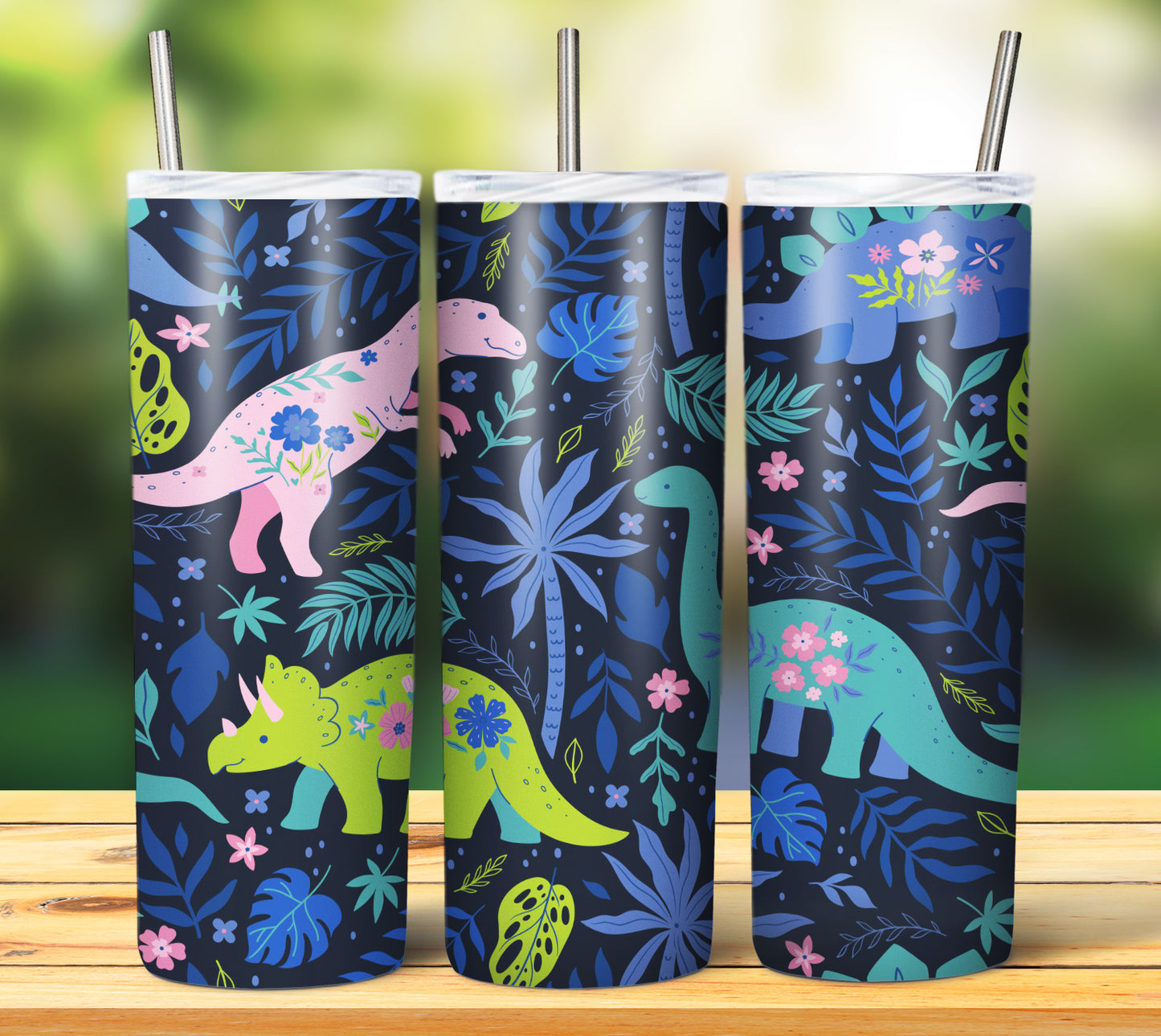 20 Dino Sublimation Tumbler Images Bundle 20 oz & Kid