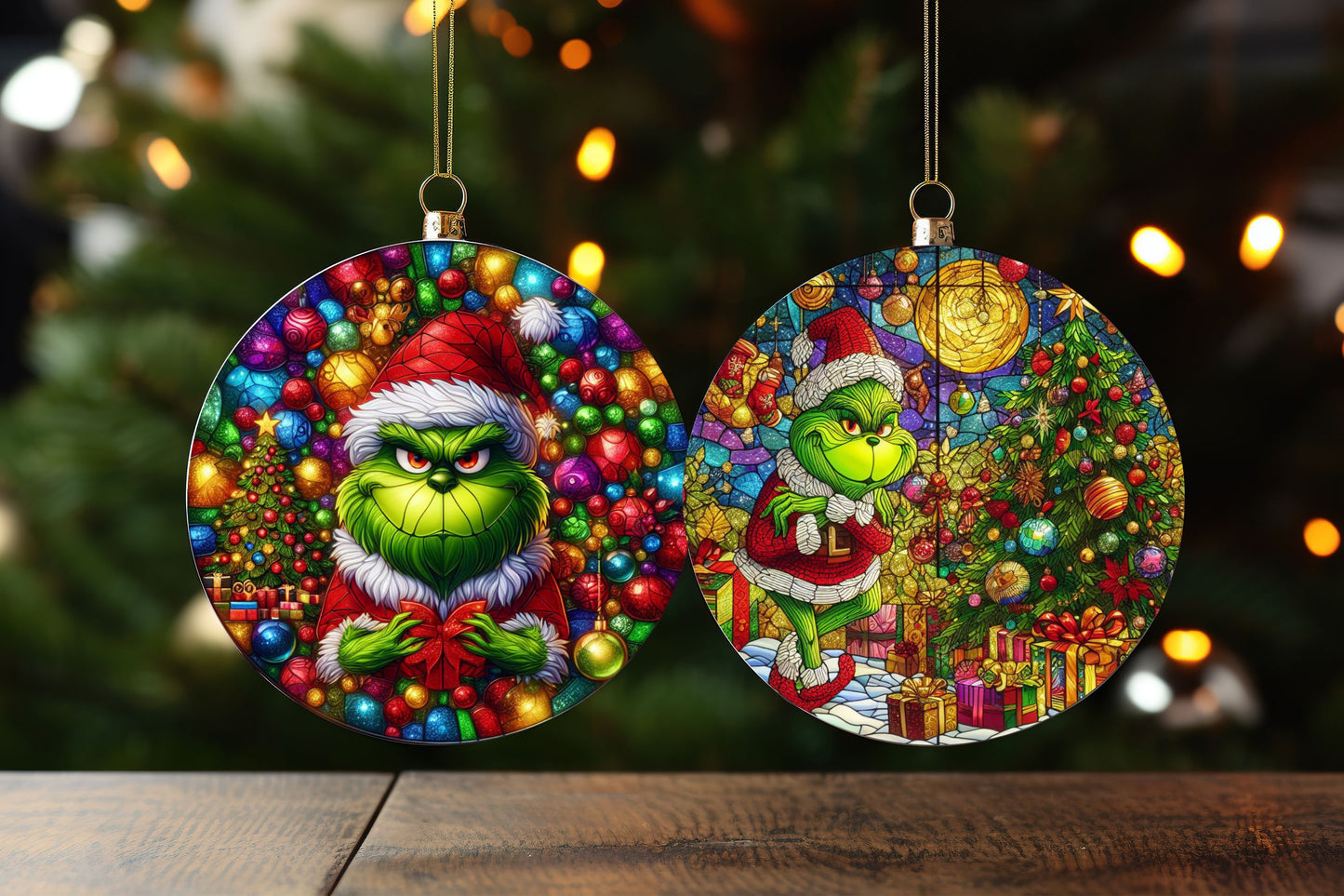 100+ Christmas Sublimation Ornament/Car Coaster Images Bundle