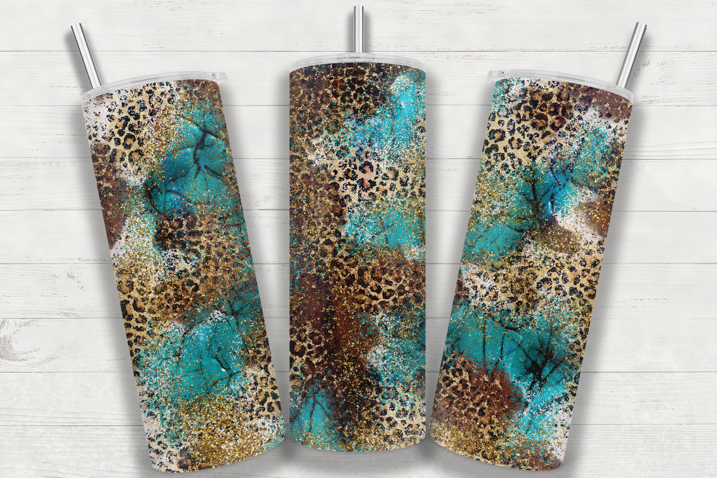 30 Animal Print Sublimation Tumbler Images Bundle 20 oz