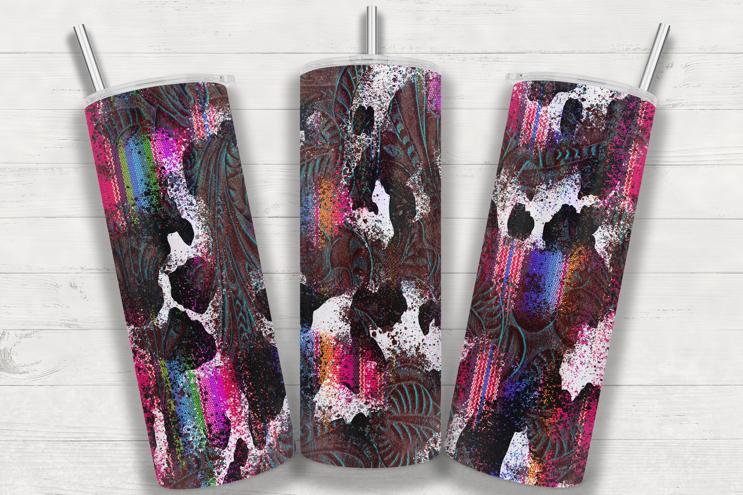 30 Animal Print Sublimation Tumbler Images Bundle 20 oz