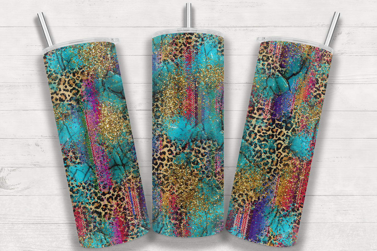 30 Animal Print Sublimation Tumbler Images Bundle 20 oz