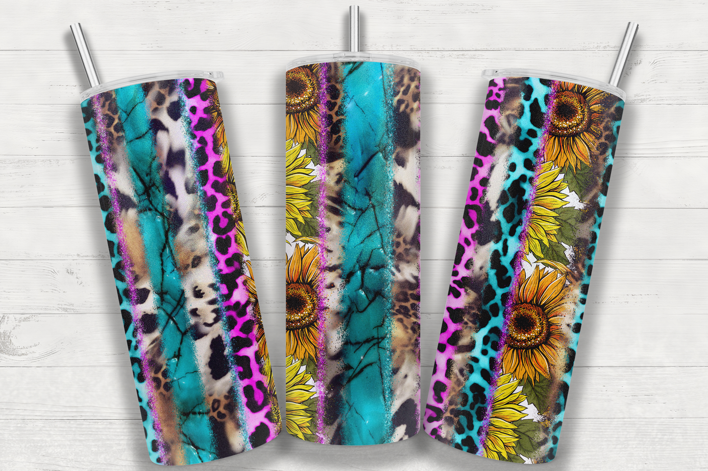 30 Animal Print Sublimation Tumbler Images Bundle 20 oz