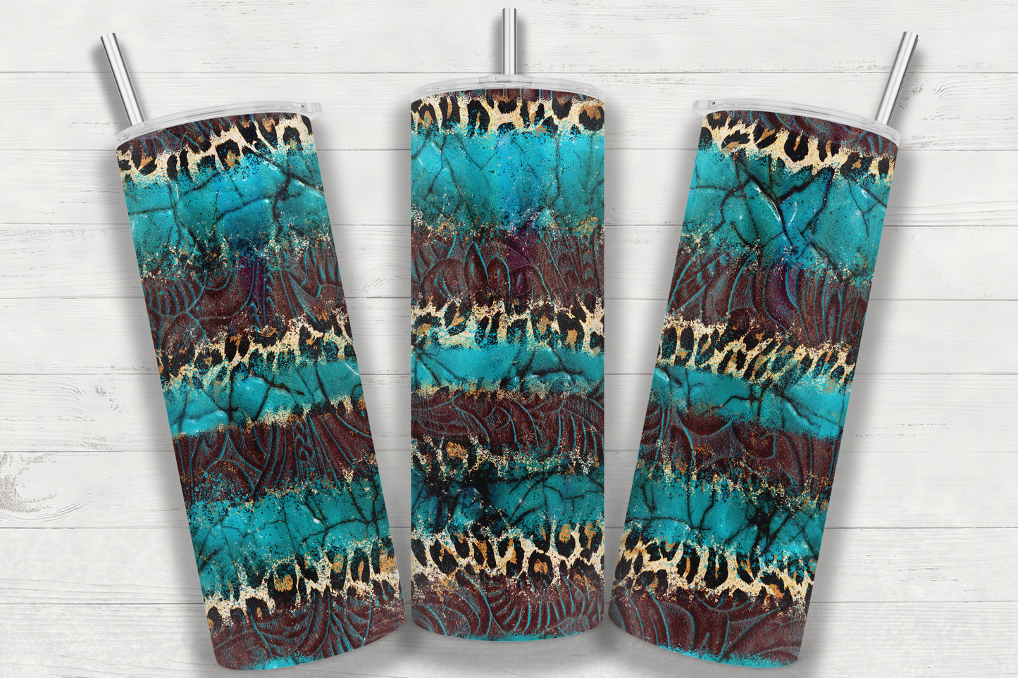 30 Animal Print Sublimation Tumbler Images Bundle 20 oz