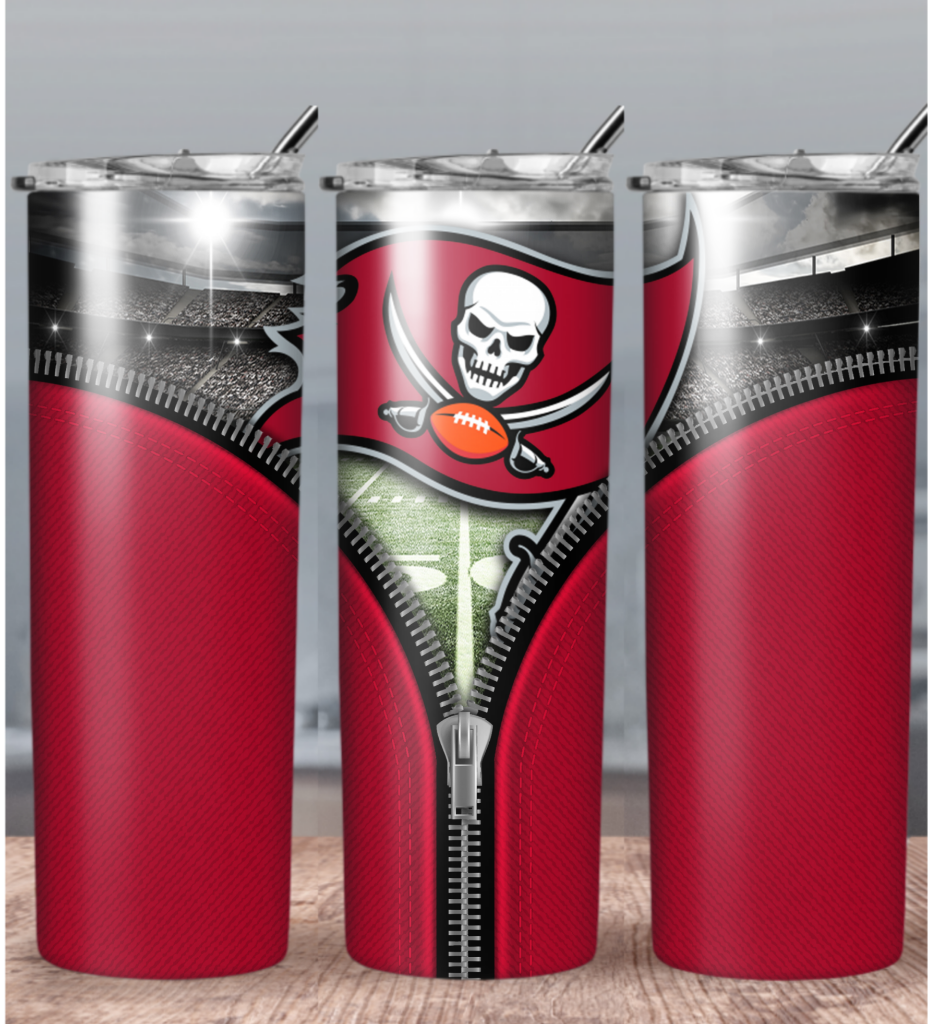 Football 20oz Sublimation Tumbler Image