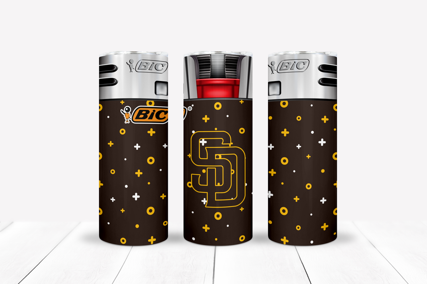 Baseball Lighter 20oz Sublimation Tumbler Image