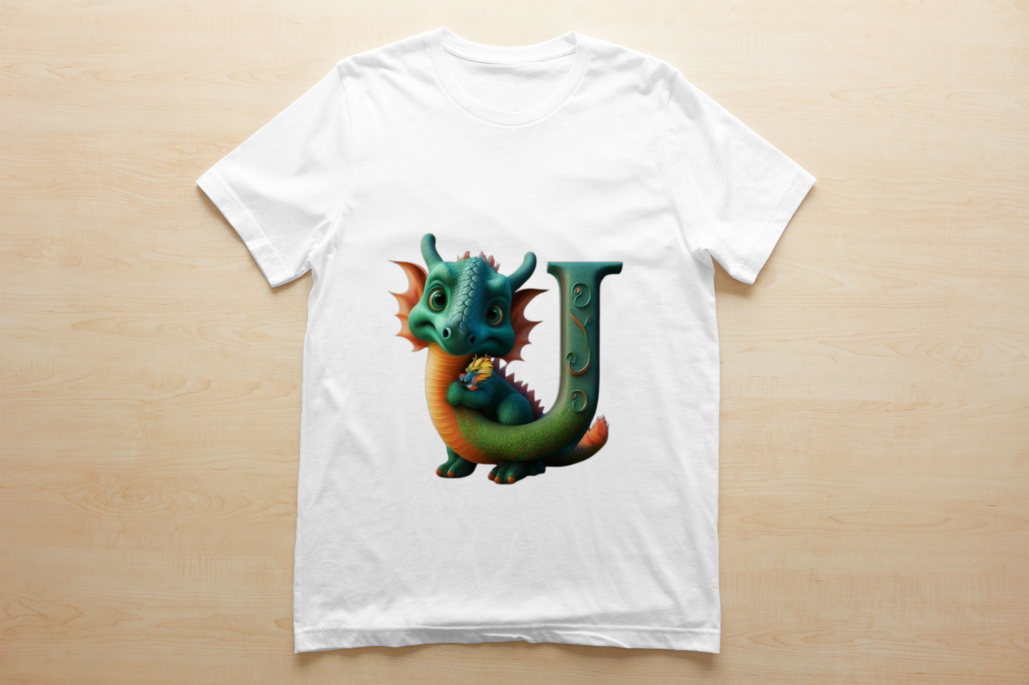 Kids ABC Dragon Images Sublimation/DTF T-Shirt Bundle