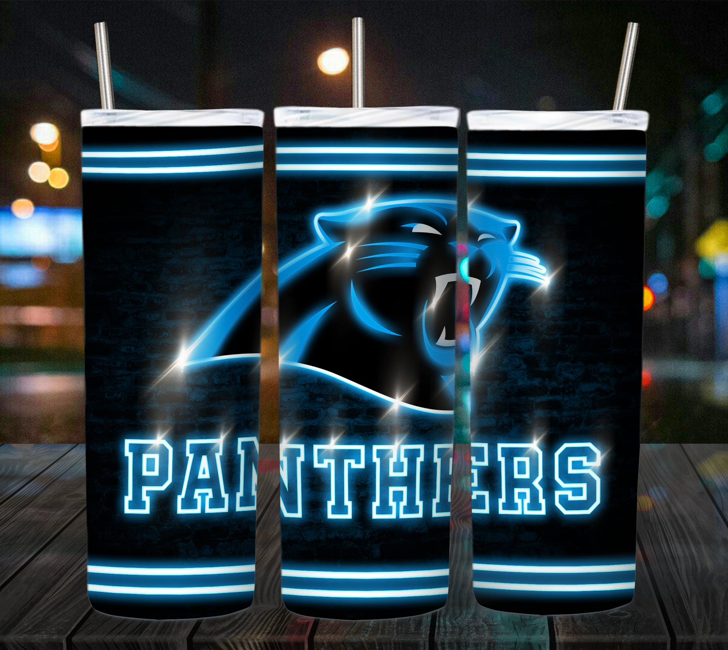 Football 20oz Sublimation Tumbler Image