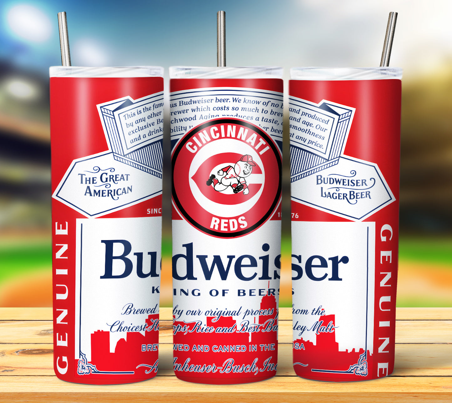 Baseball 20oz Sublimation Tumbler Image