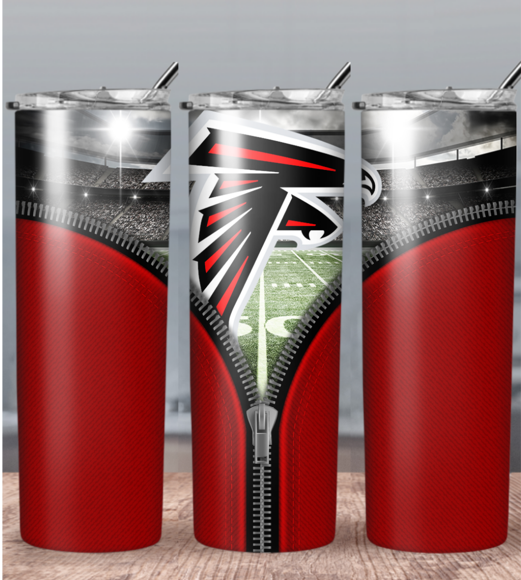 Football 20oz Sublimation Tumbler Image