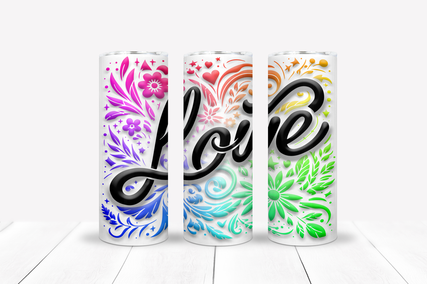 Love 20oz Sublimation Tumbler Image Bundle