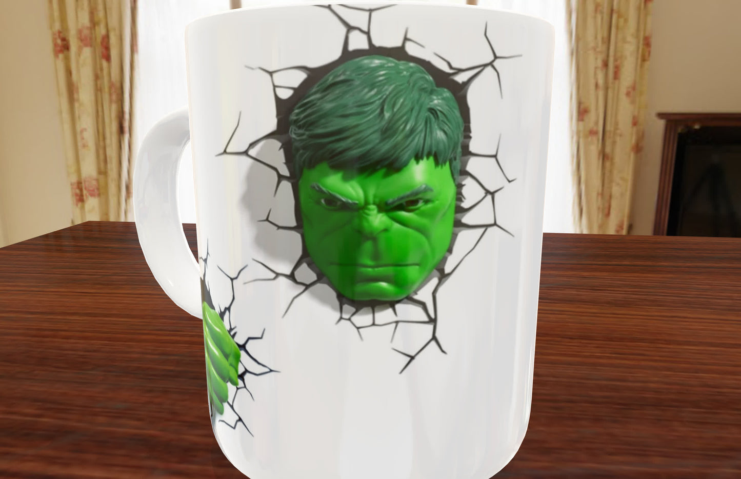 3D Superhero Mug Sublimation Images Bundle 11/15oz