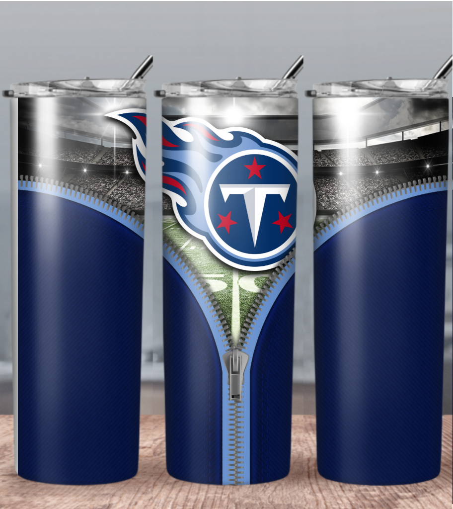 Football 20oz Sublimation Tumbler Image