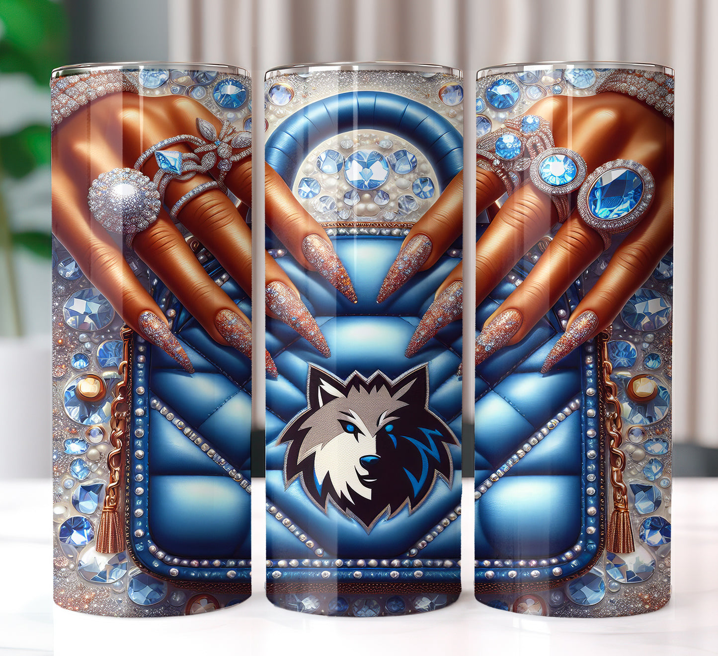 Basketball Bag 20oz Sublimation Tumbler Image