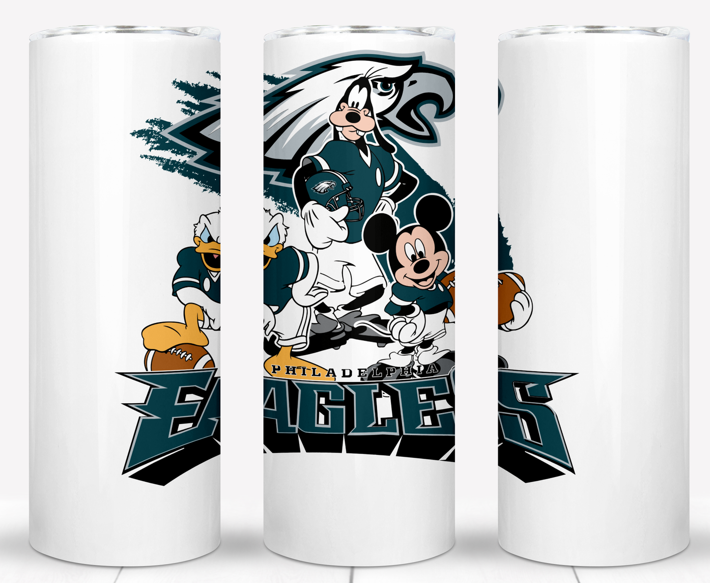 Disney Cartoon Football  Sublimation 20oz Tumbler Images Bundles