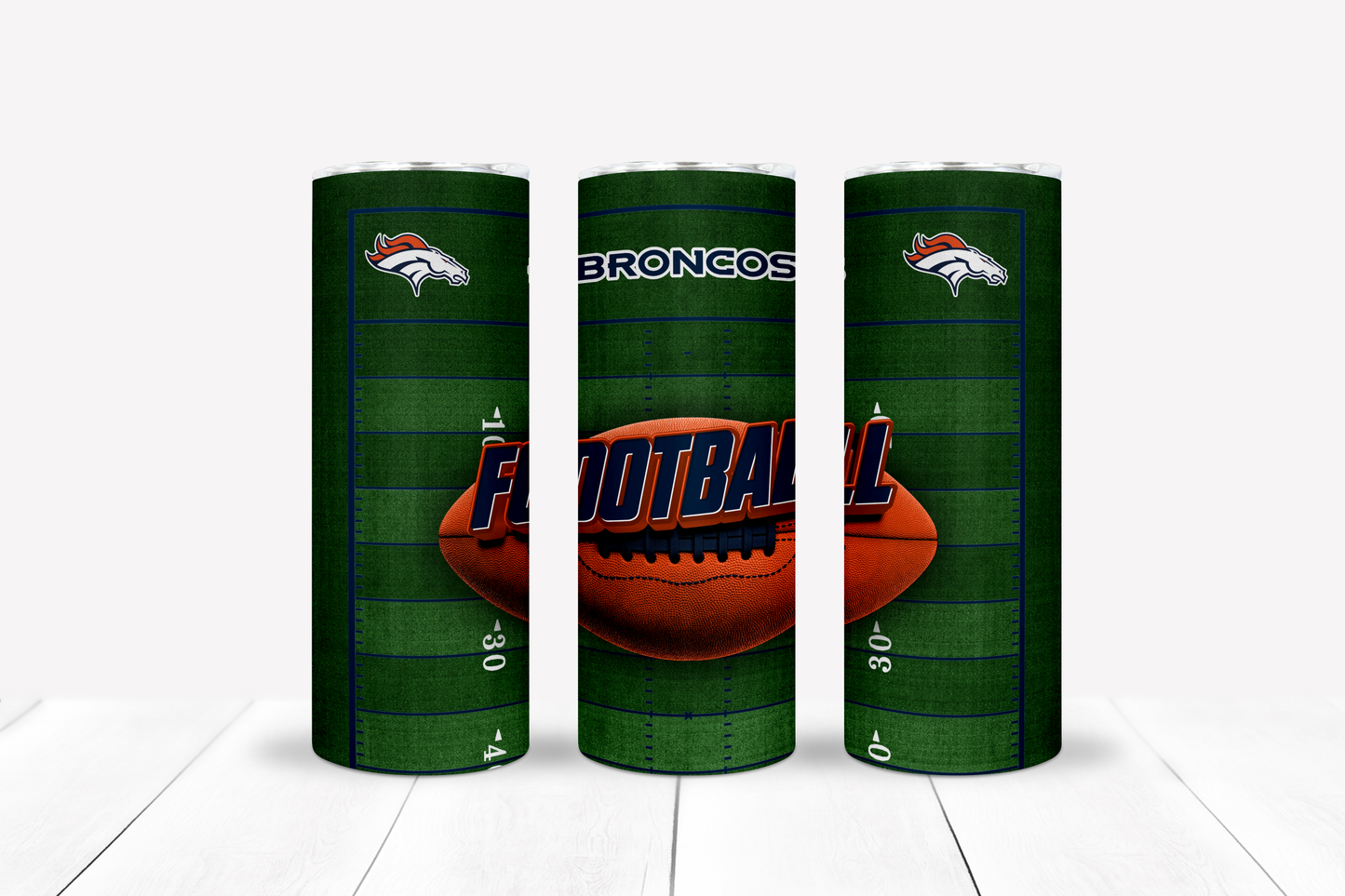 Football 20oz Sublimation Tumbler Image